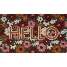 Πατάκι Εισόδου Ruco Print Hello Flowers 640 45x75cm Multi Sdim 45X75
