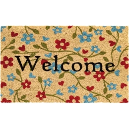 Πατάκι Εισόδου Ruco Print Welcome 643 45x75cm Natural-Multi Sdim 45X75