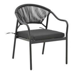 Πολυθρόνα Jerqui 152-000018 60x64x78cm Black
