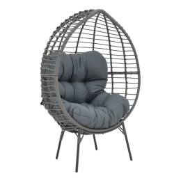 Πολυθρόνα Nestie 152-000020 102x80x155cm Grey