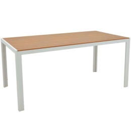 Τραπέζι Nares 152-000031 180x90x72,5cm White-Natural