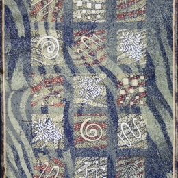 Χαλί Hereke V175 Navy 140X200cm