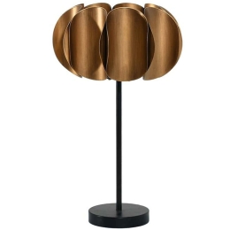 Φωτιστικό Επιτραπέζιο 155-125-023 37x62cm Ε27 60W Bronze-Black