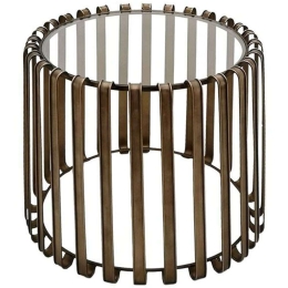 Τραπεζάκι Σαλονιού 157-124-050 63x51cm Bronze