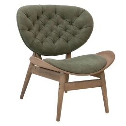 Πολυθρόνα Udalle 167-000006 77x70x82cm Olive-Brown