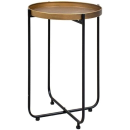 Τραπεζάκι Βοηθητικό 167-124-013 40x56cm Bronze-Black