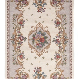 Χαλί Canvas Aubuson 229 VS Beige-Multi Royal Carpet 150X150cm Round