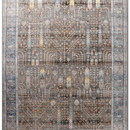 Χαλί Quares 31810-111 Grey-Multi Merinos 200Χ250cm