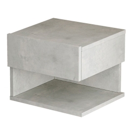 Κομοδίνο Conquer 176-000117 40x35x31cm Antique Grey