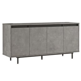 Μπουφές Jethro 176-000122 160x44,5x75,5cm Anthracite Antique-Wenge