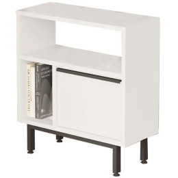 Τραπεζάκι Βοηθητικό Vercade 176-000145 60x25,5x60cm White-Black