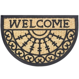 Πατάκι Εισόδου Boucara 083 Welcome HR 40X60cm Beige-Black Sdim 40Χ60
