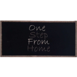 Πατάκι Εισόδου Vision One Step From Home 028 40x80cm Black-Beige Sdim 40X80