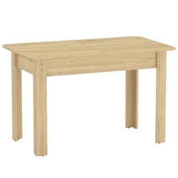 Τραπέζι Επεκτεινόμενο Quiin 184-000007 120/174x70x73,5cm Sonoma Μοριοσανίδα,Ξύλο