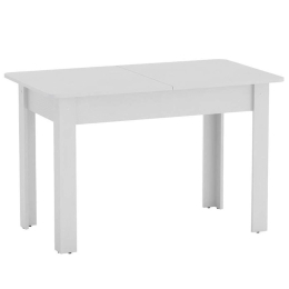 Τραπέζι Επεκτεινόμενο Quiin 184-000008 120/174x70x73,5cm White Μοριοσανίδα,Ξύλο