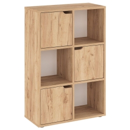 Βιβλιοθήκη Bookel 184-000102 59,5x27,5x89cm Oak