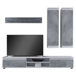 Σύνθεση Τηλεόρασης Sandro 192-000028 175x37x160cm Grey