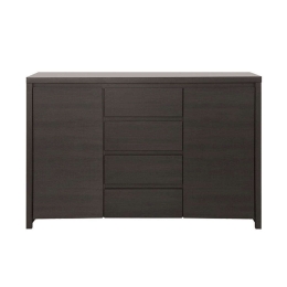 Μπουφές Selina 195-000004 143,5x40,5x92cm Wenge