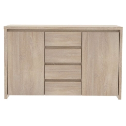 Μπουφές Selina 195-000025 143,5x40,5x92cm Sonoma