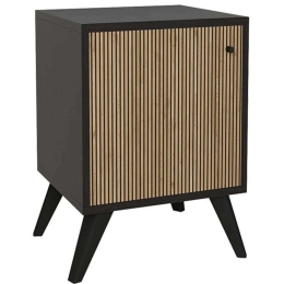 Κομοδίνο Flipter 197-000203 40x40x55cm Oak-Black