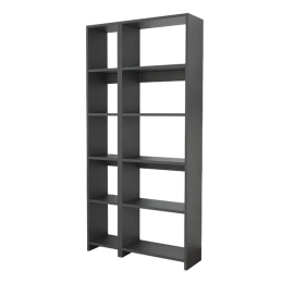 Βιβλιοθήκη Alkathi 197-000283 77x22x160cm Anthracite