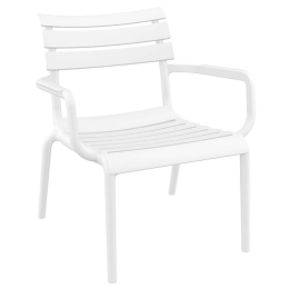 Πολυθρόνα Paris Lounge 20.0491 68x70x40/76cm White