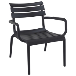 Πολυθρόνα Paris Lounge 20.0492 68x70x40/76cm Black