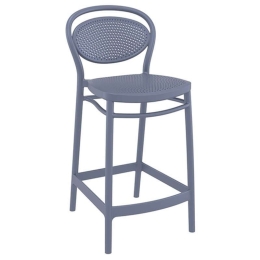 Σκαμπό Marcel 20.0654 44Χ50Χ96cm Dark Grey Siesta Πολυπροπυλένιο