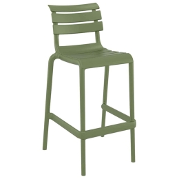 Σκαμπό Μπαρ Helen 20.0834 75cm Olive Green