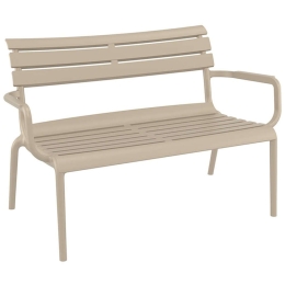 Καναπές - Παγκάκι Paris 20.0858 116x70x75cm Taupe Διθέσιος