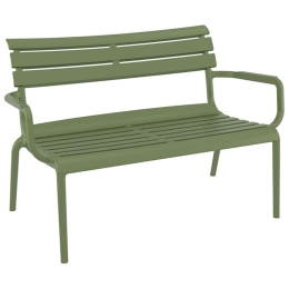 Καναπές - Παγκάκι Paris 20.0859 116x70x75cm Olive Green Διθέσιος