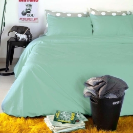 Παπλωματοθήκη Urban Mint Melinen Υπέρδιπλο 220x245cm 100% Βαμβάκι