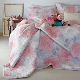 Κουβερλί Valencia Pink Melinen Μονό Microfiber