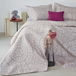 Κουβερλί Dakota Beige Melinen Μονό Microfiber