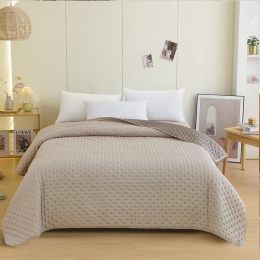 Κουβερλί Renzo Ecru-Grey Melinen King Size 260x240cm Microfiber