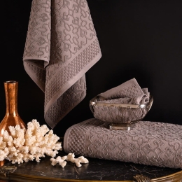 Πετσέτες Norya (Σετ 3τμχ) Greige Melinen Σετ Πετσέτες 70x140cm 100% Βαμβάκι