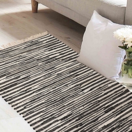 Χαλάκι Raven Black Melinen 70X140cm