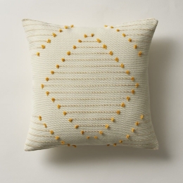 Μαξιλαροθήκη Διακοσμητική Lorna 268 Deep Yellow Gofis Home 43X43 Βαμβάκι-Πολυέστερ
