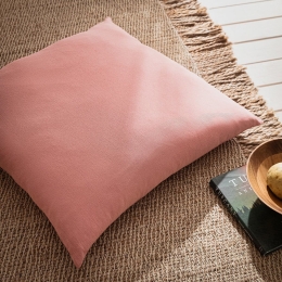 Μαξιλαροθήκη Διακοσμητική Δαπέδου Light Veil 309/ 17 Apple Pink Gofis Home 65Χ65 100% Βαμβάκι