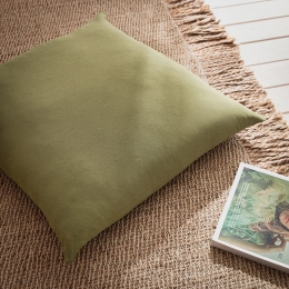 Μαξιλαροθήκη Διακοσμητική Δαπέδου Light Veil 309/ 30 Nature Green Gofis Home 65Χ65 100% Βαμβάκι