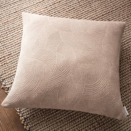 Μαξιλαροθήκη Nimbus 447 Beige Gofis Home 50Χ50 Ακρυλικό-Πολυέστερ