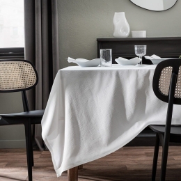 Τραπεζομάντηλο 173 16 Pure White Gofis Home 150X250 Βαμβάκι-Πολυέστερ