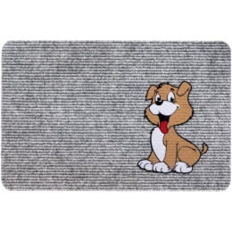 Πατάκι Εισόδου Flocky 089 Dog 40X60cm Grey Sdim 40Χ60