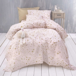 Πάπλωμα Diva Estella Σετ 2τμχ, Pink Ρυθμός Ημίδιπλο 160x240cm 100% Βαμβάκι