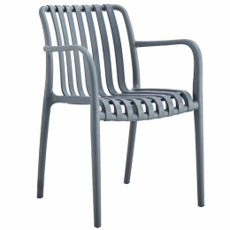 Πολυθρόνα Parma 21.0006 56x57x81cm Dark Grey