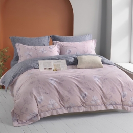 Κουβερλί Secret (Σετ 3τμχ) Lila-Grey Ρυθμός Υπέρδιπλo 235x260 100% Βαμβακοσατέν