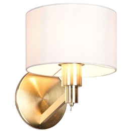 Φωτιστικό Τοίχου - Απλίκα Cassio 214470108 23x27cm 1xE27 40W Brass-White Trio Lighting