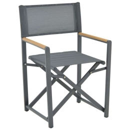 Πολυθρόνα Σκηνοθέτη Mabu 218-000010 56x48x86cm Anthracite