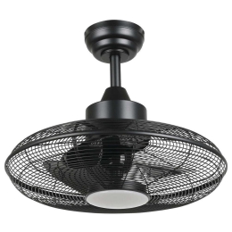 Ανεμιστήρας Οροφής Με Φως Igeldo 35133 Φ53x46cm Led Black Eglo Διάμετρος 53cm