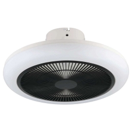 Ανεμιστήρας Οροφής Με Φως Kostrena 35139 Φ45,5x19cm Led White-Black Eglo Διάμετρος 45,5cm